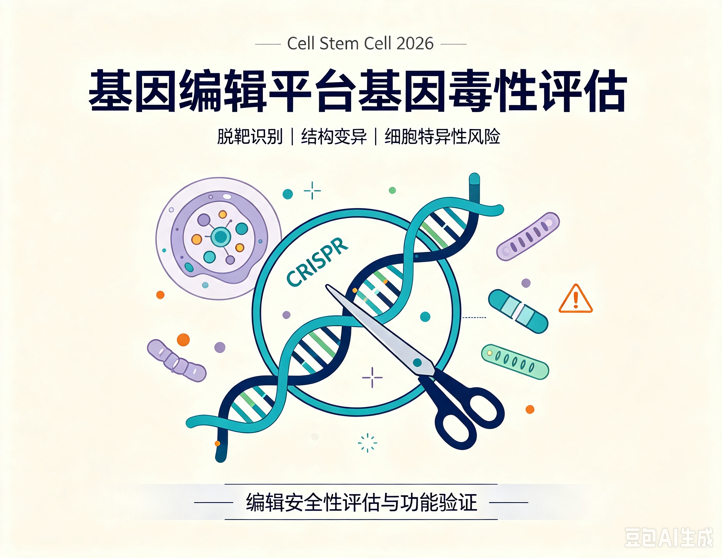 基因编辑&ldquo;改对了&rdquo;还不够：Cell Stem Cell比较平台与细胞类型的基因毒性