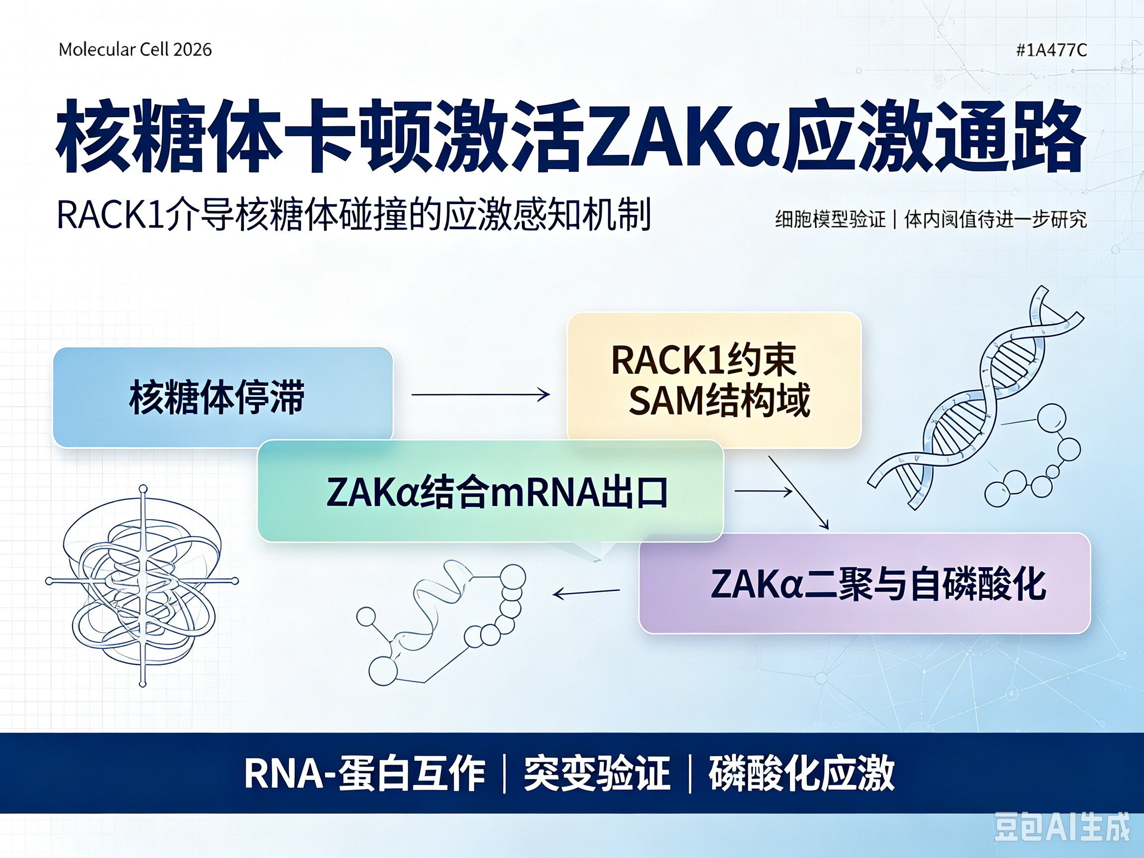 核糖体一&ldquo;卡顿&rdquo;，ZAK&alpha;怎么知道？Molecular Cell画出RACK1依赖的感知姿势