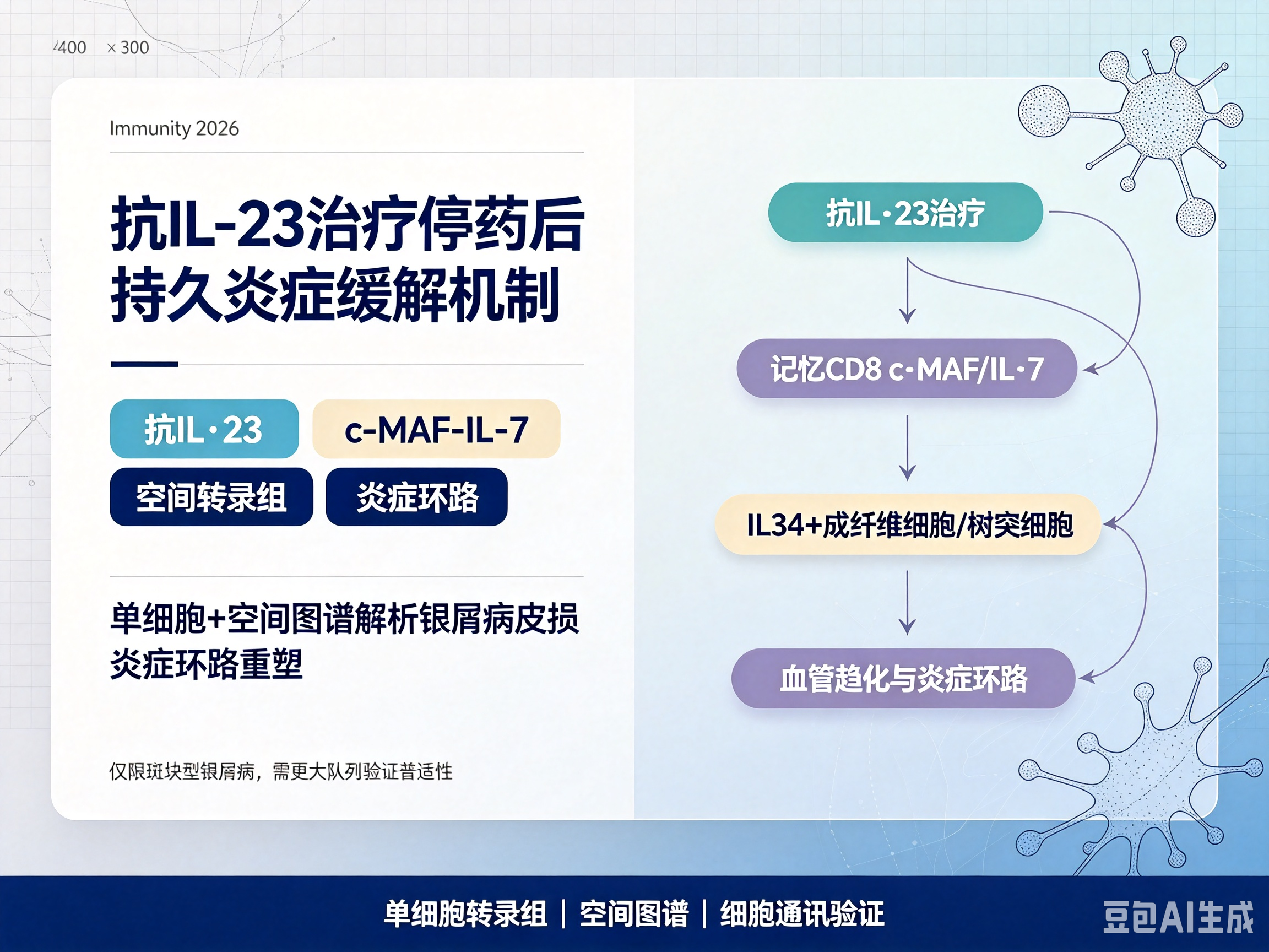 停药36周后炎症环路为何仍被压住？Immunity用单细胞+空间图谱回答