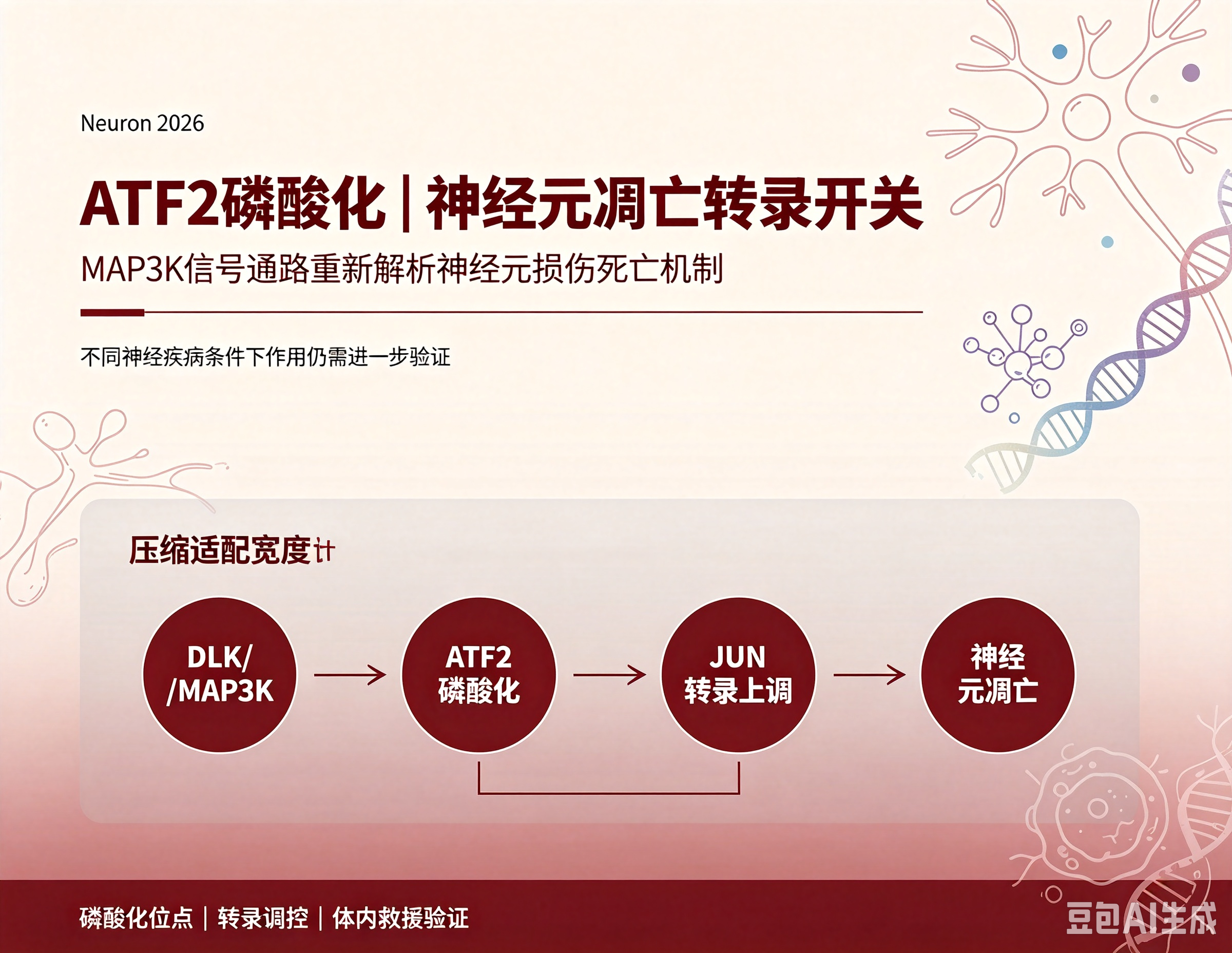 神经元凋亡的关键磷酸化不是JUN？Neuron把ATF2推到转录开关位置